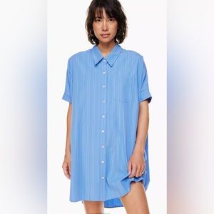Aritzia Button-up Cotton Dress